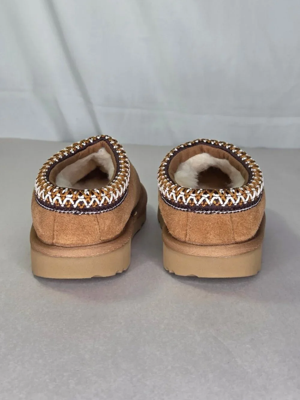 UGG Kid's Tasman II Suede Slippers Unisex Chestnut Toddler
